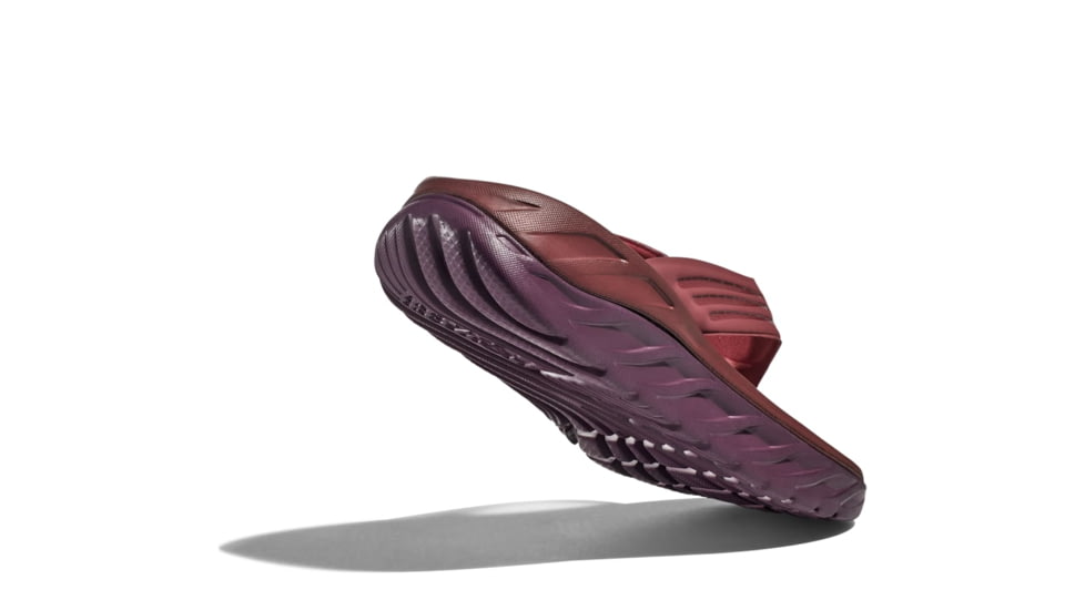 Hoka Ora Recovery Flip Shoes - Mens, Spice/Raisin, 10, 1099675-SCRS-10