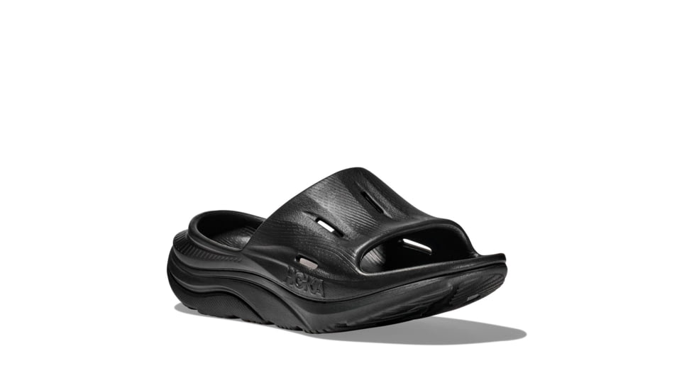 Hoka Ora Recovery Slide 3, Black/Black, 10/12, 1135061-BBLC-10/12