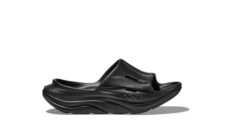 Hoka Ora Recovery Slide 3, Black/Black, 10/12, 1135061-BBLC-10/12