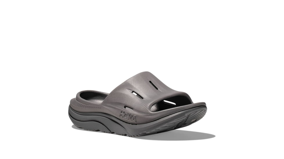 Hoka Ora Recovery Slide 3, Grey/Grey, 13/15, 1135061-GYGY-13/15
