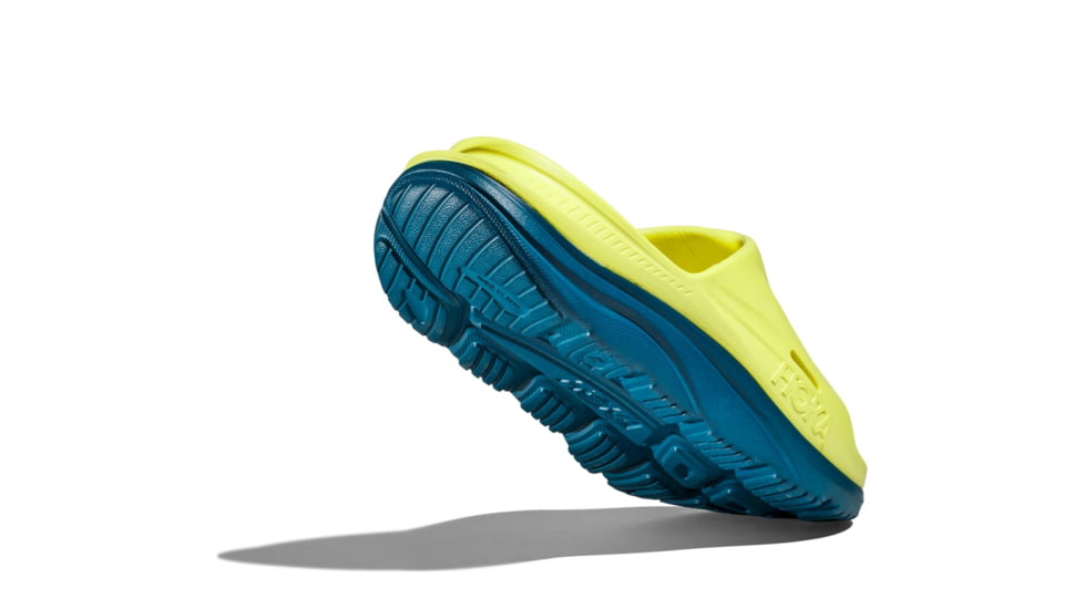 Hoka Ora Recovery Slide 3 Shoes - Unisex, Evening Primrose/Deep Lagoon, 12/14, 1135061-EPDL-12/14