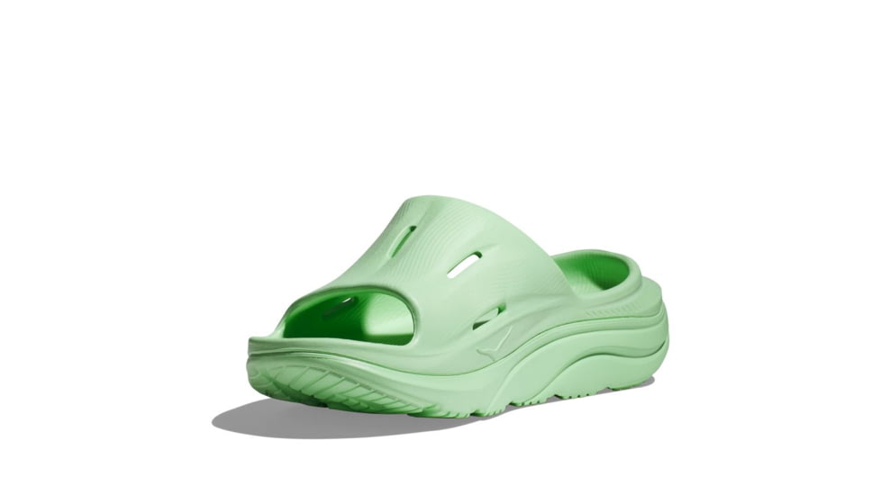 Hoka Ora Recovery Slide 3 Shoes - Unisex, Lime Glow/Lime Glow, 13/15, 1135061-LGLGL-13/15