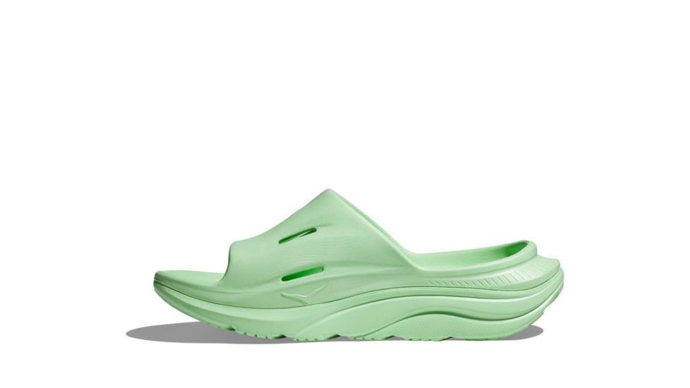 Hoka Ora Recovery Slide 3 Shoes - Unisex, Lime Glow/Lime Glow, 13/15, 1135061-LGLGL-13/15