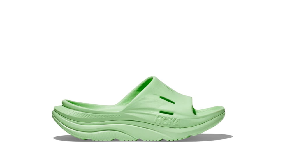 Hoka Ora Recovery Slide 3 Shoes - Unisex, Lime Glow/Lime Glow, 13/15, 1135061-LGLGL-13/15