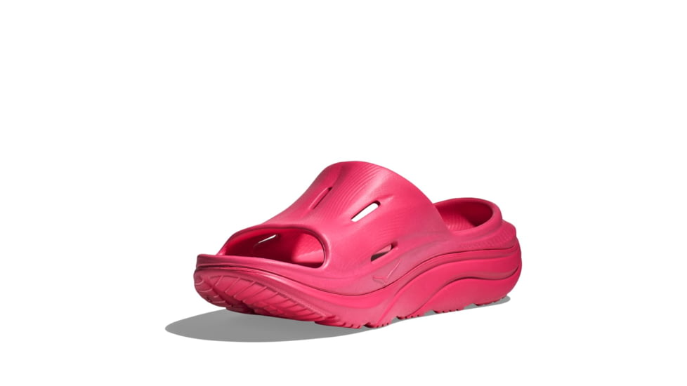 Hoka Ora Recovery Slide 3 Shoes - Unisex, Raspberry/Raspberry, 06/08, 1135061-RRSP-06/08