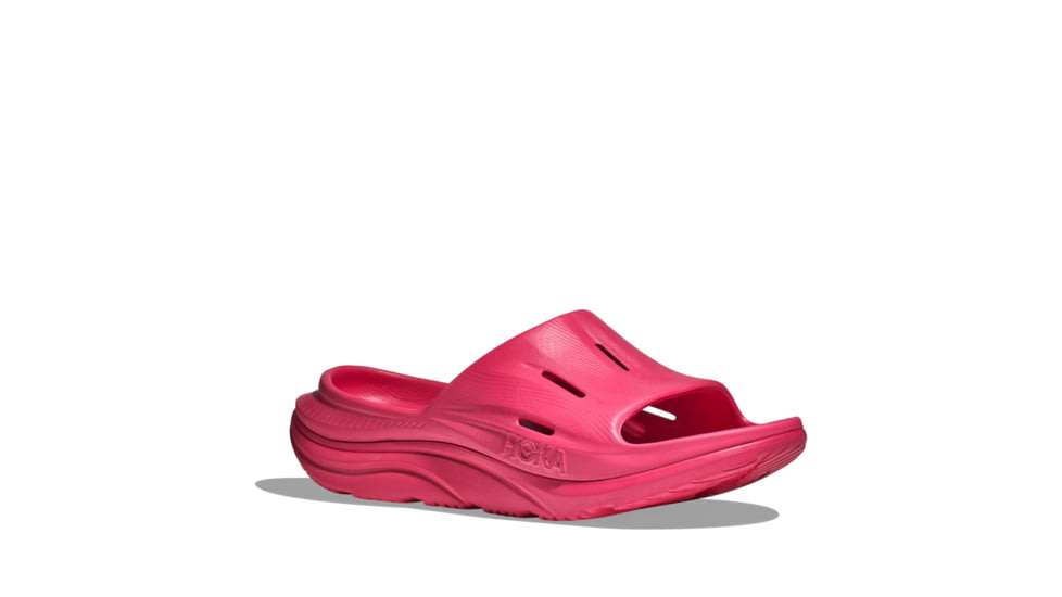 Hoka Ora Recovery Slide 3 Shoes - Unisex, Raspberry/Raspberry, 06/08, 1135061-RRSP-06/08