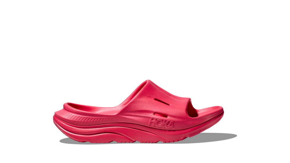 Hoka Ora Recovery Slide 3 Shoes - Unisex, Raspberry/Raspberry, 06/08, 1135061-RRSP-06/08