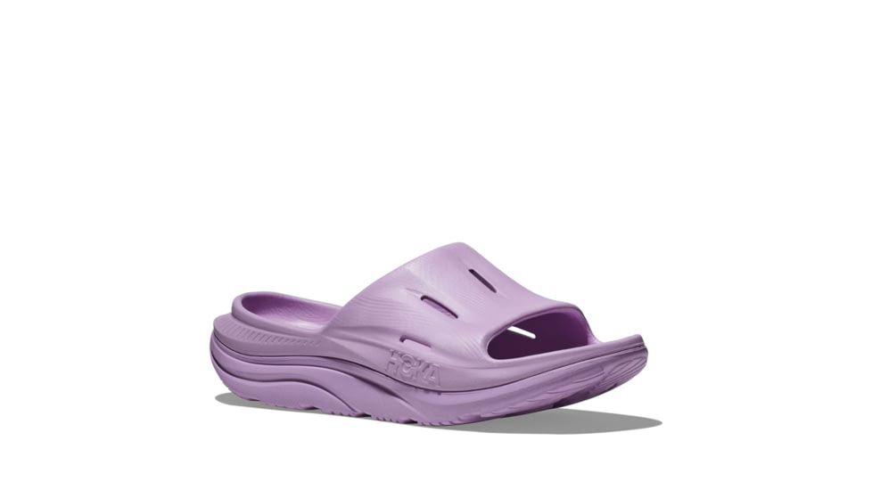 Hoka Ora Recovery Slide 3 Shoes - Unisex, Violet Bloom/Violet Bloom, 06/08, 1135061-VBVBL-06/08