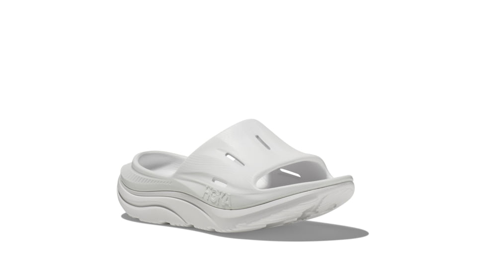 Hoka Ora Recovery Slide 3, White/White, 04/06, 1135061-WWH-04/06