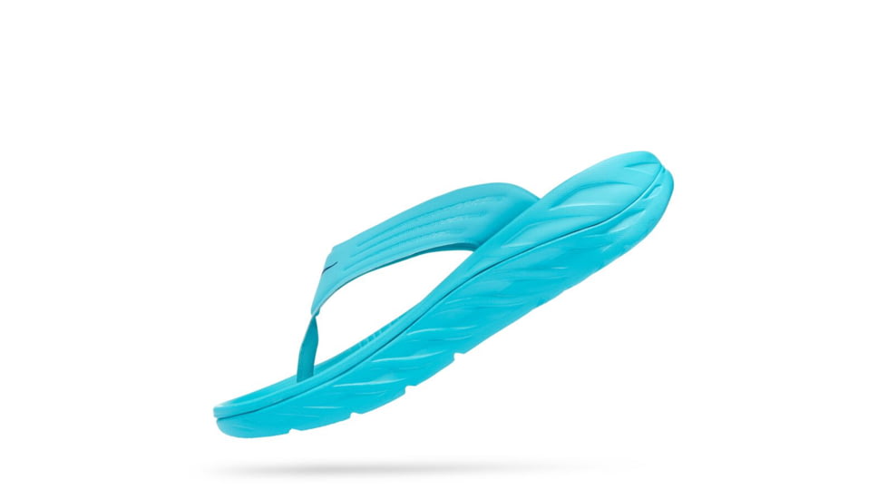 Hoka Recovery Flip - Mens, Scuba Blue / Bellwether Blue, 14, 1099675-SBBB-14