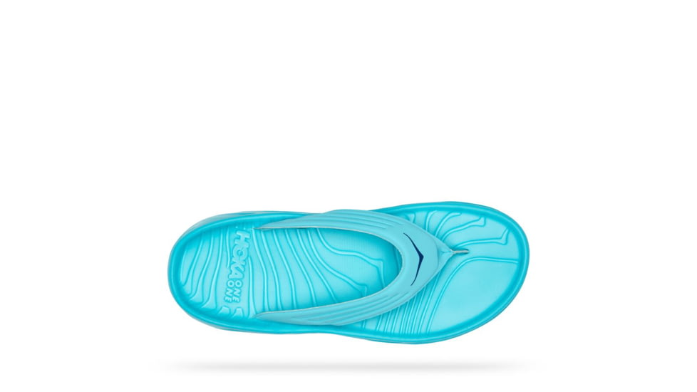 Hoka Recovery Flip - Mens, Scuba Blue / Bellwether Blue, 14, 1099675-SBBB-14