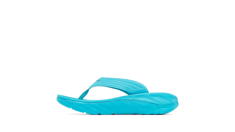 Hoka Recovery Flip - Mens, Scuba Blue / Bellwether Blue, 14, 1099675-SBBB-14