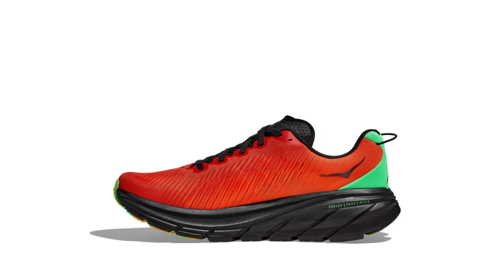 Hoka Rincon 3 Road Running Shoes - Mens, Red Alert/Flame, 07D, 1119395-RAFL-07D
