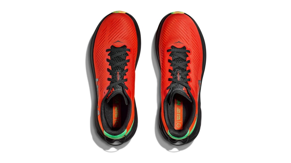 Hoka Rincon 3 Road Running Shoes - Mens, Red Alert/Flame, 07D, 1119395-RAFL-07D