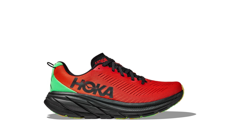 Hoka Rincon 3 Road Running Shoes - Mens, Red Alert/Flame, 07D, 1119395-RAFL-07D