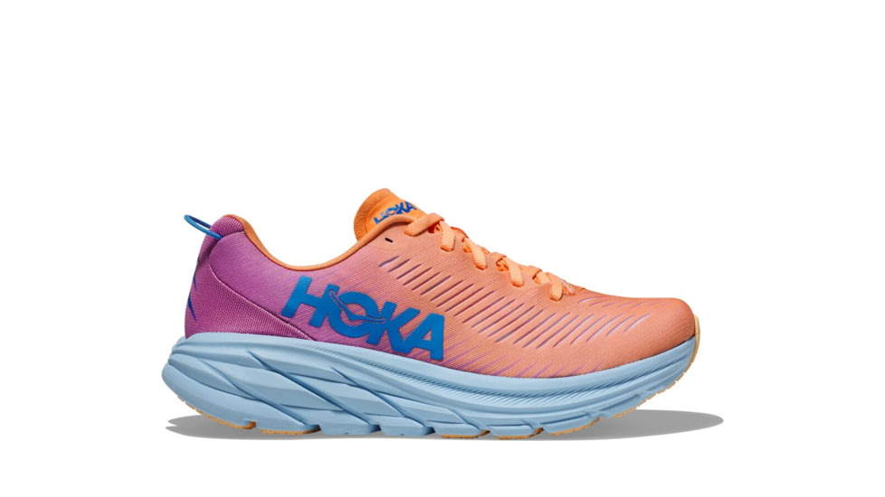 Hoka Rincon 3 Road Running - Womens, Mock Orange/Cyclamen, 9.5B, 1119396-MOCY-09.5B