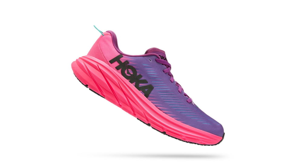 Hoka Rincon 3 Wide Road Running - Womens, Beautyberry / Knockout Pink, 09D, 1121371-BKPNK-09D