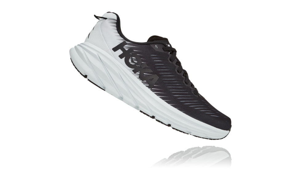 Hoka Rincon 3 Wide Road Running - Womens, Black / White, 05.5D, 1121371-BWHT-05.5D