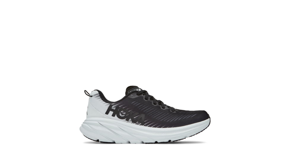 Hoka Rincon 3 Wide Road Running - Womens, Black / White, 05.5D, 1121371-BWHT-05.5D