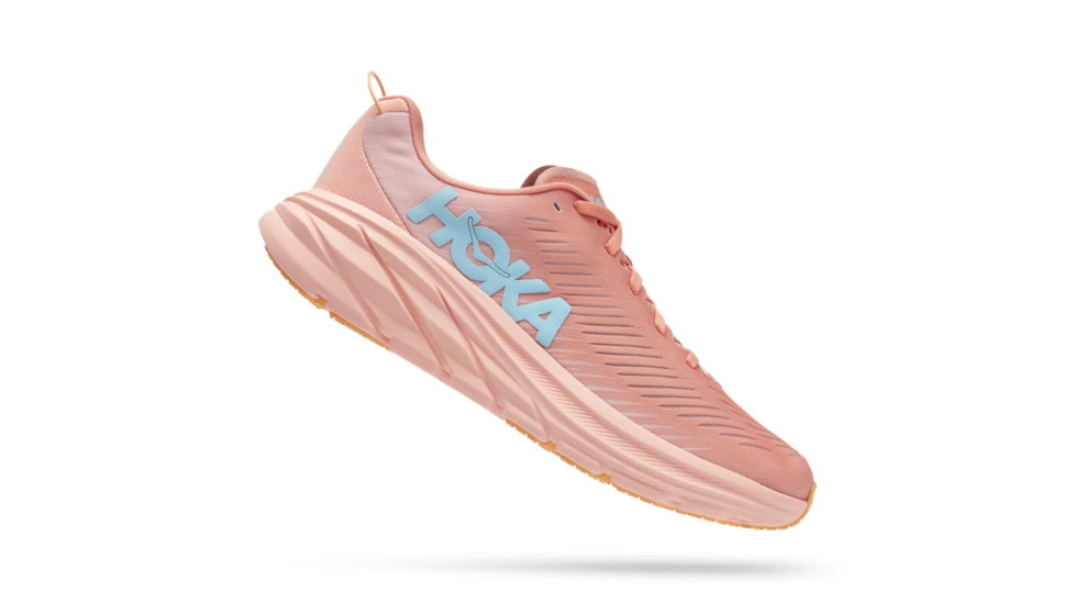 Hoka Rincon 3 Wide Road Running - Womens, Shell Coral / Peach Parfait, 08.5D, 1121371-SCPP-08.5D