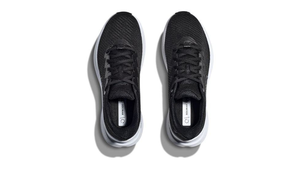 Hoka Solimar Road Running Shoes - Womens, Black/White, 6.5, 1123075-BWHT-06.5B