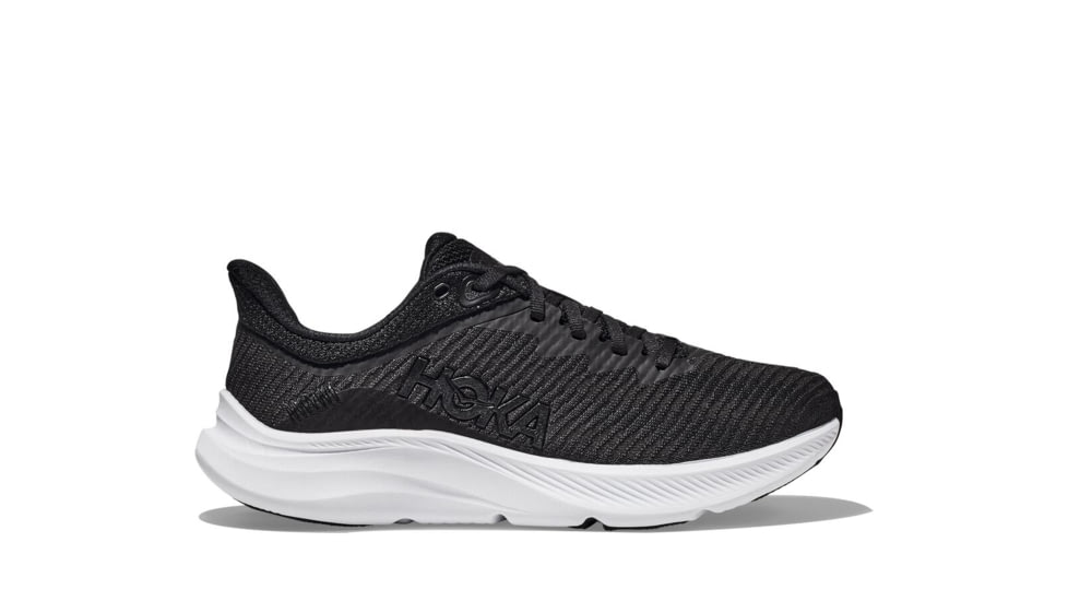 Hoka Solimar Road Running Shoes - Womens, Black/White, 6.5, 1123075-BWHT-06.5B