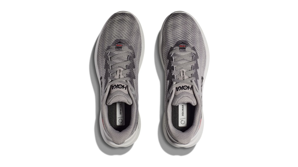 Hoka Solimar Running Shoes - Mens, Limestone/Black, 10.5D, 1123074-LNBK-10.5D