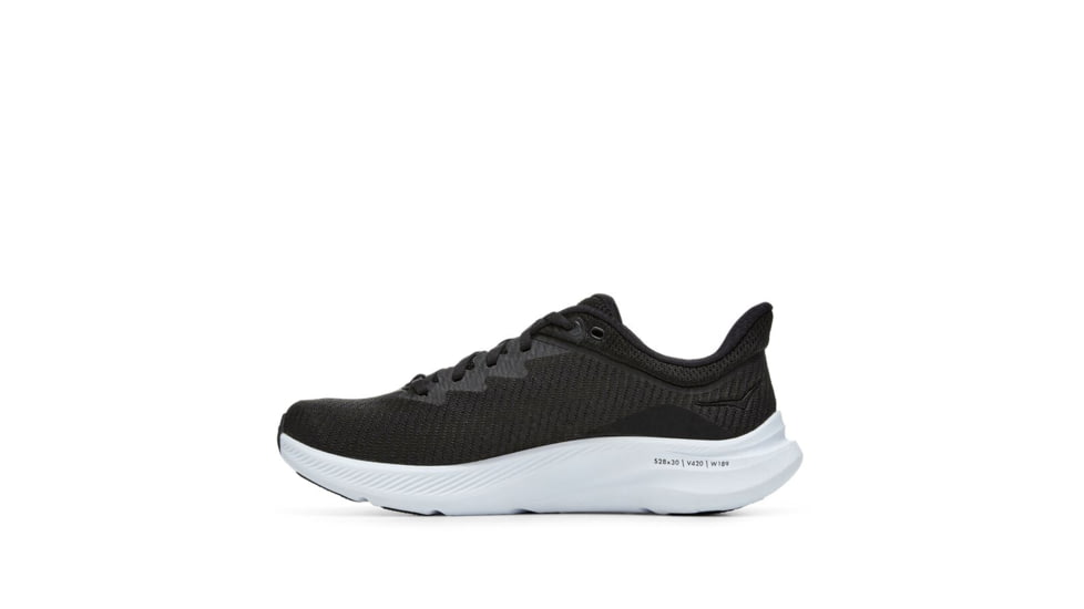 Hoka Solimar Wide Road Running - Womens, Black / White, 11D, 1123096-BWHT-11D