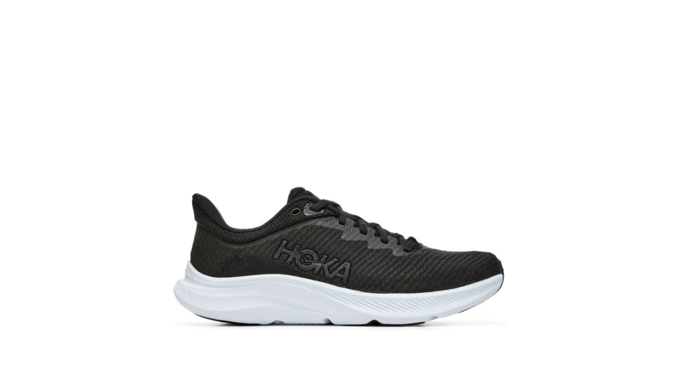 Hoka Solimar Wide Road Running - Womens, Black / White, 11D, 1123096-BWHT-11D