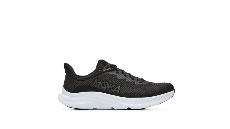 Hoka Solimar Wide Running Shoes - Mens, Black / White, 14EE, 1123090-BWHT-14EE