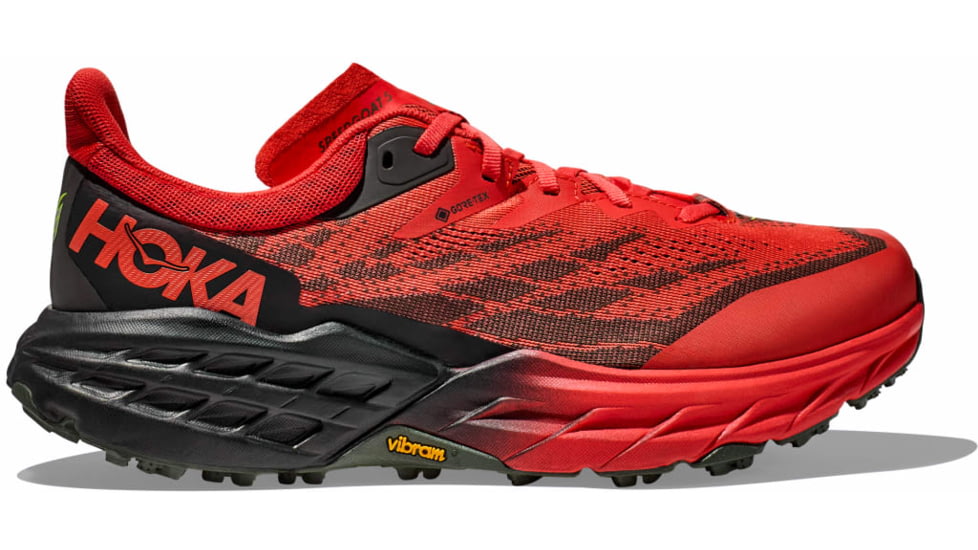 Hoka Speedgoat 5 GTX Trailrunning Shoes - Mens, Fiesta / Thyme, 09.5D, 1127912-FTHY-09.5D