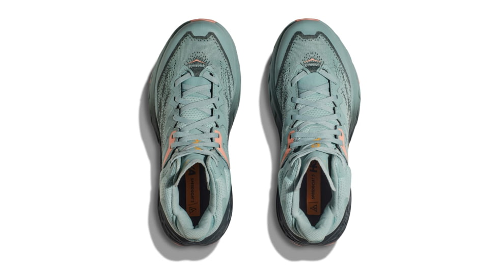 Hoka Speedgoat 5 Mid GTX Hiking Shoes - Womens, Agave/Spruce, 06.5B, 1127919-ASPR-06.5B
