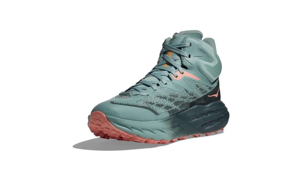 Hoka Speedgoat 5 Mid GTX Hiking Shoes - Womens, Agave/Spruce, 06.5B, 1127919-ASPR-06.5B