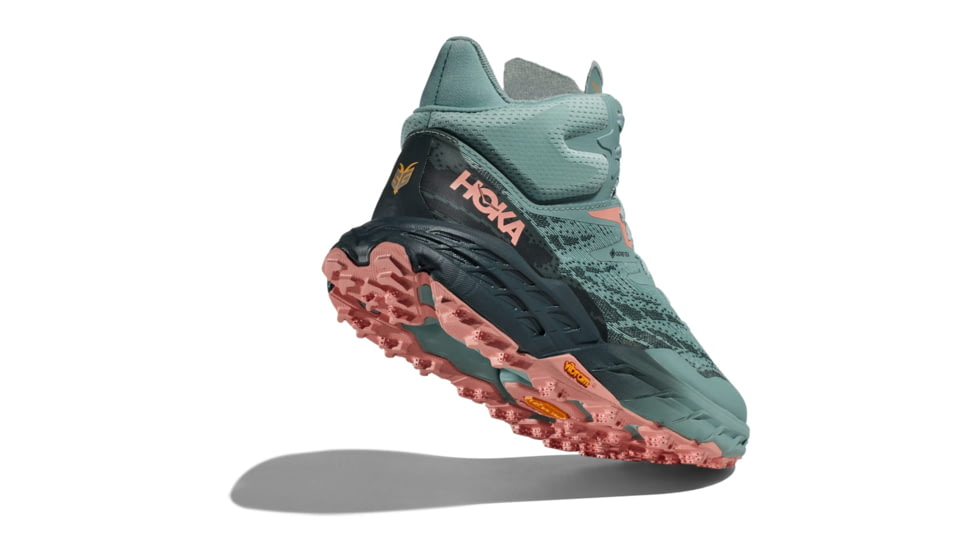 Hoka Speedgoat 5 Mid GTX Hiking Shoes - Womens, Agave/Spruce, 06.5B, 1127919-ASPR-06.5B