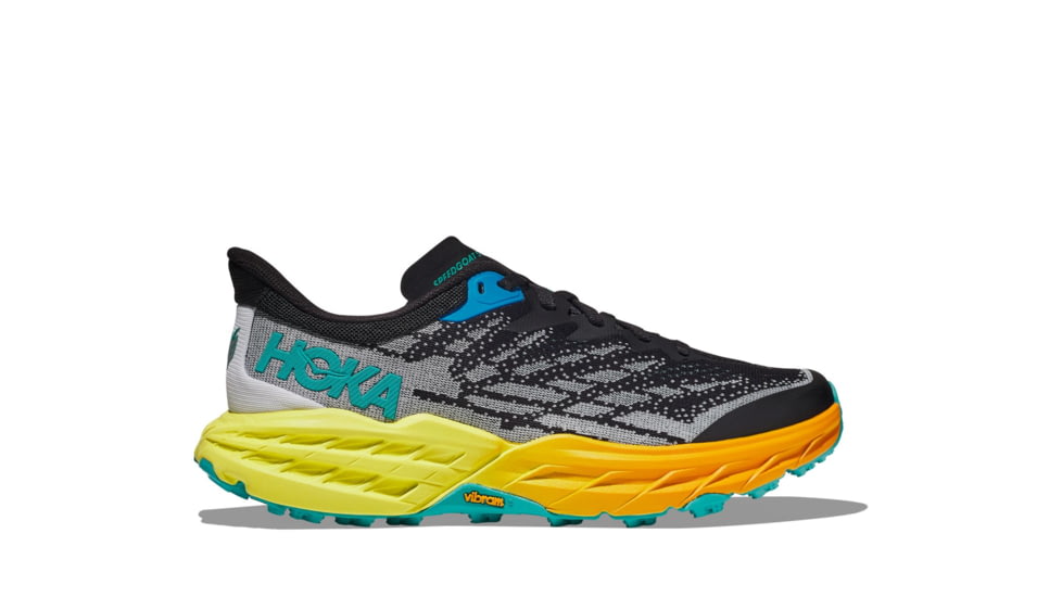 Hoka Speedgoat 5 Trailrunning Shoes - Mens - 7-10.5 US, Black/Evening Primrose, 08.5D, 1123157-BEPR-08.5D