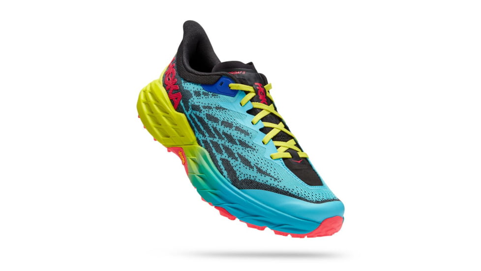 Hoka Speedgoat 5 Trailrunning Shoes - Mens, Scuba Blue / Black, 10D, 1123157-SBBK-10D