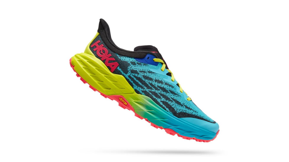 Hoka Speedgoat 5 Trailrunning Shoes - Mens, Scuba Blue / Black, 10D, 1123157-SBBK-10D