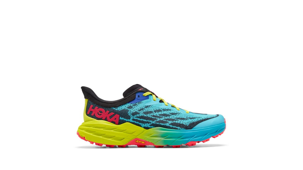 Hoka Speedgoat 5 Trailrunning Shoes - Mens, Scuba Blue / Black, 10D, 1123157-SBBK-10D