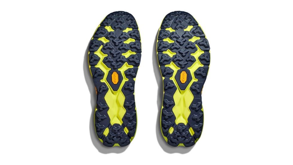 Hoka Speedgoat 5 Trailrunning Shoes - Mens, Stone Blue/Dark Citron, 7.5D, 1123157-SBDCT-07.5D