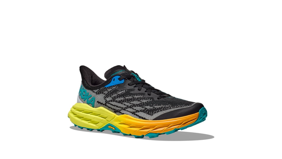 Hoka Speedgoat 5 Trailrunning Shoes - Womens - 9-12 US, Black/Evening Primrose, 09B, 1123158-BEPR-09B