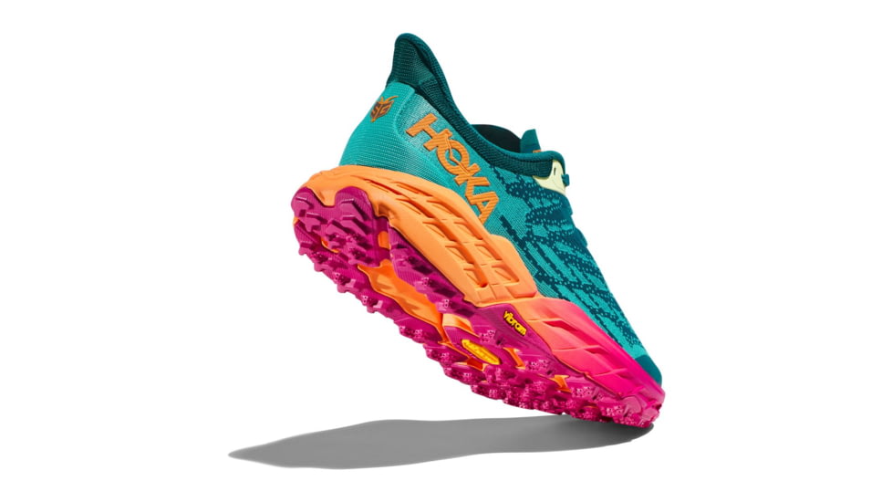 Hoka Speedgoat 5 Trailrunning Shoes - Womens, Deep Lake/Ceramic, 10B, 1123158-DLCR-10B