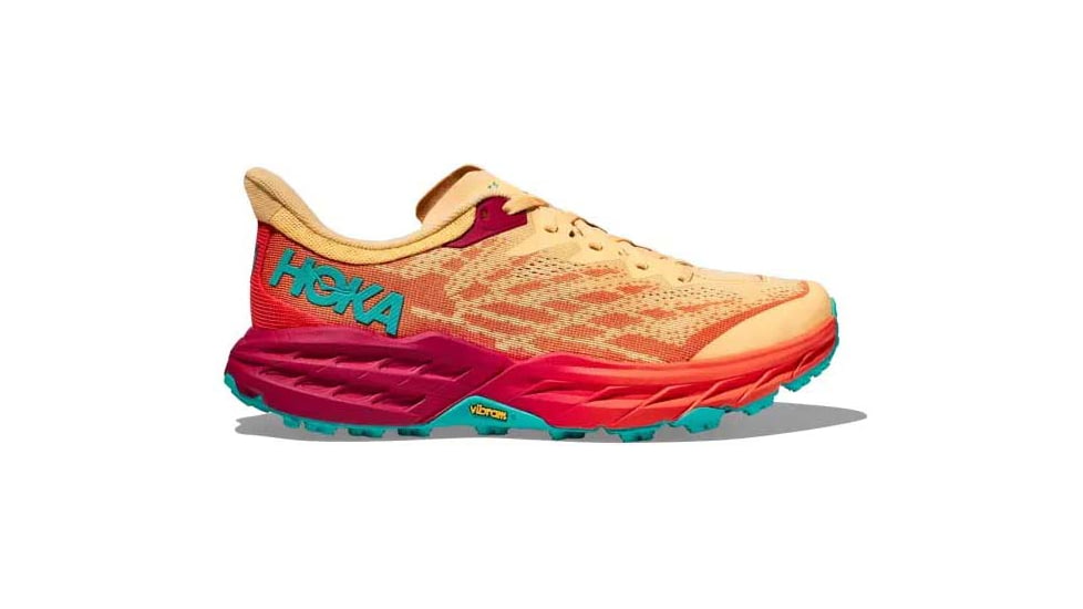 Hoka Speedgoat 5 Trailrunning Shoes - Womens, Impala/Flame, 7B, 1123158-IFLM-07B