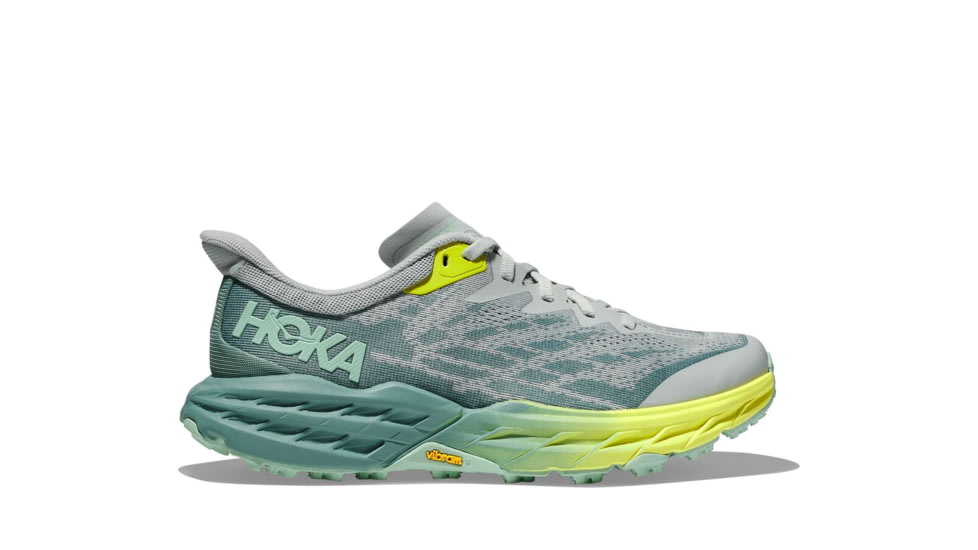 Hoka Speedgoat 5 Trailrunning Shoes - Womens, Mercury/Trellis, 10B, 1123158-MTLL-10B