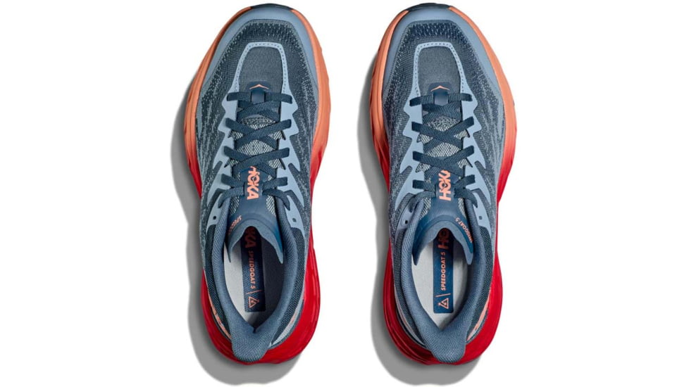 Hoka Speedgoat 5 Trailrunning Shoes - Womens, Real Teal/Papaya, 8US/Medium, 1123158-RPY-08B