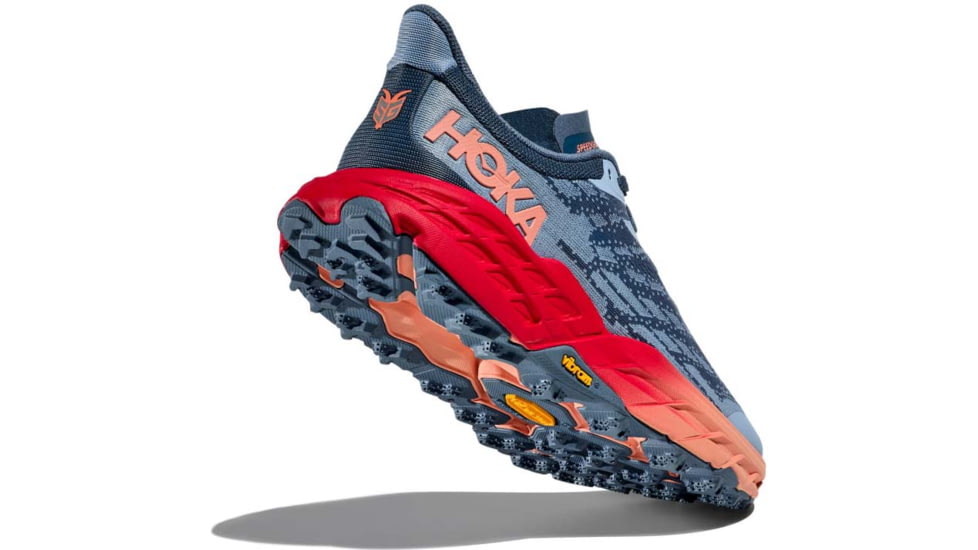 Hoka Speedgoat 5 Trailrunning Shoes - Womens, Real Teal/Papaya, 8US/Medium, 1123158-RPY-08B