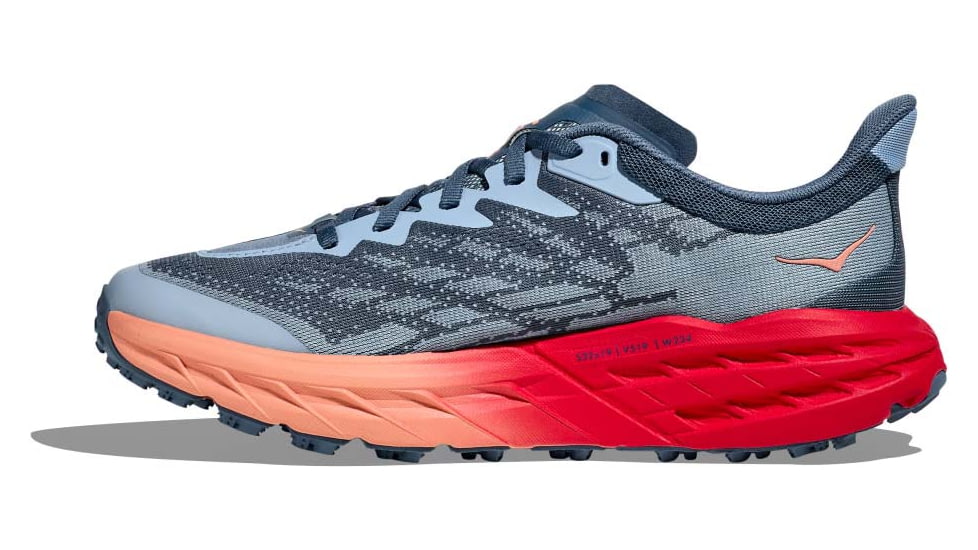 Hoka Speedgoat 5 Trailrunning Shoes - Womens, Real Teal/Papaya, 8US/Medium, 1123158-RPY-08B