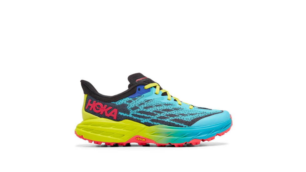 Hoka Speedgoat 5 Trailrunning Shoes - Womens, Scuba Blue / Black, 09B, 1123158-SBBK-09B