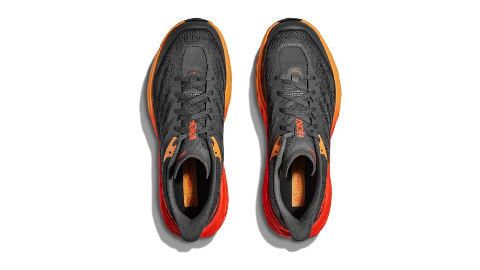 Hoka Speedgoat 5 Wide Trailrunning Shoes - Mens, Castlerock/Flame, 08EE, 1123159-CFLM-08EE