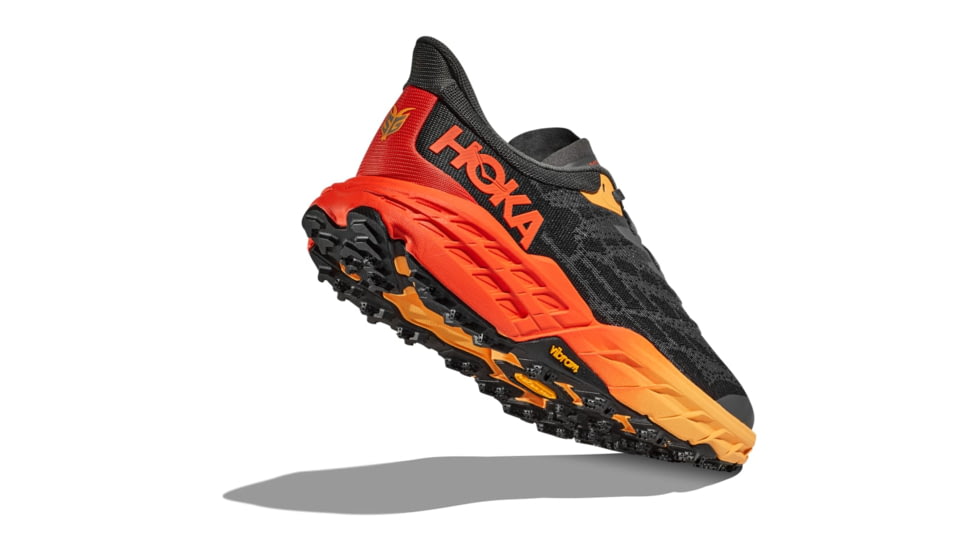 Hoka Speedgoat 5 Wide Trailrunning Shoes - Mens, Castlerock/Flame, 08EE, 1123159-CFLM-08EE