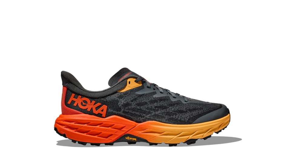 Hoka Speedgoat 5 Wide Trailrunning Shoes - Mens, Castlerock/Flame, 08EE, 1123159-CFLM-08EE